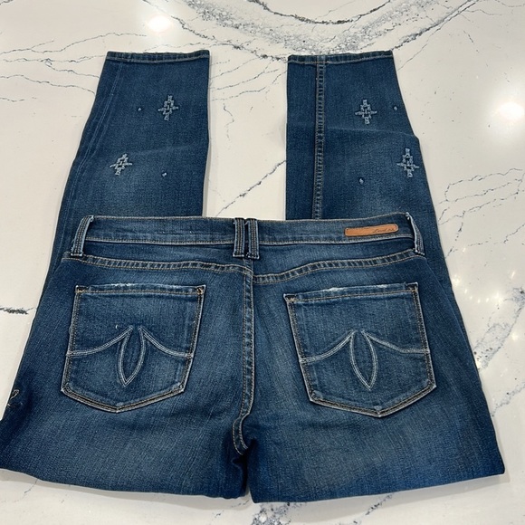 Level 99 Sienna Tomboy Jean with Thread Detail sz.25 - Picture 6 of 8
